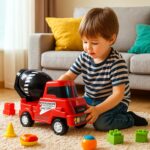 Funwoods Kids Power Cement Mixture Toy Truck - (1 Pc) - Full Detail by Nari Haat, Indian ethnic wear, women clothing,...