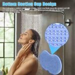 Silicone Bath Massage Cushion – Suction Cup Exfoliating Foot Scrubber & Mat - Fabric Detail by Nari Haat, Indian et...