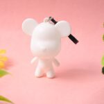 Cute Cartoon Bear Keychain (1 Pc) - Closeup Embroidery by Nari Haat, Indian ethnic wear, women clothing, designer suit