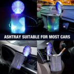 Premium Quality LED Illuminated Car Ashtray with Lid and Detachable Holder (1 Pc) - Full Detail by Nari Haat, Indian ...