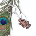 Radha Krishna Metal Keychain (1 Pc) - Neckline Detail by Nari Haat, Indian ethnic wear, women clothing, designer suit