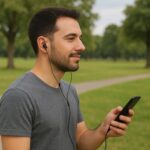 Wired Stereo Earphones with 3.5mm Jack (1 Pc / 1.2m Cable) - Neckline Detail by Nari Haat, Indian ethnic wear, women ...