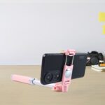 Wired Selfie Stick with Rearview Mirror & Built-In Shutter Button (1 Pc) - Full Detail by Nari Haat, Indian ethnic we...