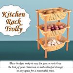 Multipurpose Plastic Storage Rack Organiser, Diwali - 3 pcs - Sleeve Design by Nari Haat, Indian ethnic wear, women c...