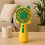 Rechargeable Mini Handheld Fan (1 Pc) - Back View by Nari Haat, Indian ethnic wear, women clothing, designer suit