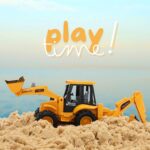 LALA Friction Powered JCB Style Backhoe Loader Construction Toy Truck for Kids (1 Pc) - Full Detail by Nari Haat, Ind...