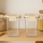 Apex Press N’ Lock Airtight Kitchen Storage Container Set (2Pc/1400ml) Approx - Neckline Detail by Nari Haat, India...