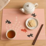 Decorative Dining Table Placemats with Elegant Design (4 Pc / 45x35 Cm) - Fabric Detail by Nari Haat, Indian ethnic w...