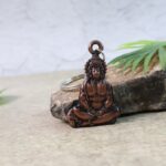 Lord Hanuman Sitting Pose Keychain (1 Pc) - Back View by Nari Haat, Indian ethnic wear, women clothing, designer suit
