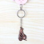 Bal Krishna Crawling Design Keychain (1 Pc) - Back View by Nari Haat, Indian ethnic wear, women clothing, designer suit