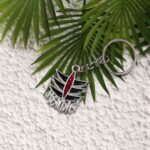 Mahakal Symbol Metal Keychain (1 Pc) - Back View by Nari Haat, Indian ethnic wear, women clothing, designer suit