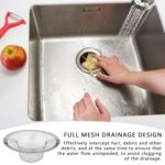 Stainless Steel Kitchen Sink Drain Strainer / Stopper (Small (7 Cm)/ 1 Pc) - Closeup Embroidery by Nari Haat, Indian ...