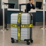 Luggage Security Strap for Suitcases - (1 Pc) - Fabric Detail by Nari Haat, Indian ethnic wear, women clothing, desig...