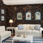 Wallpaper 3D Foam Wallpaper Sticker Panels (76 x 70 Cm / 1 Pc) - Closeup Embroidery by Nari Haat, Indian ethnic wear,...