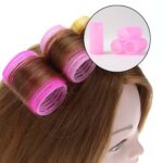 Self-Grip Hair Rollers (4 Pc Set) - Closeup Embroidery by Nari Haat, Indian ethnic wear, women clothing, designer suit