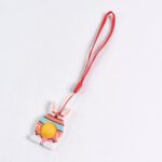 Cute Bunny-Shaped Pop It Fidget Toy Keychain (1 Pc) - Sleeve Design by Nari Haat, Indian ethnic wear, women clothing,...