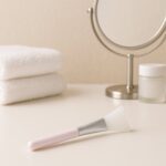 Silicone Face Mask Applicator Brush (1 Pc) - Fabric Detail by Nari Haat, Indian ethnic wear, women clothing, designer...