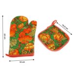 Professional Cotton Oven Mitt gloves - Full Detail by Nari Haat, Indian ethnic wear, women clothing, designer suit