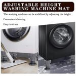 Adjustable Anti-Vibration Pads for Washing Machine and Refrigerator Base (4 Pc) - Fabric Detail by Nari Haat, Indian ...