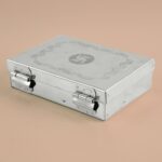 Multipurpose Stainless Steel Jewelry Storage Organizer Box 6 Compartments (1 Pc) - Neckline Detail by Nari Haat, Indi...