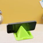 Universal Four-Sided Pyramid Mobile Holder Stand for Desk & Table (1 Pc) - Neckline Detail by Nari Haat, Indian ethni...