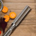 Stainless Steel Peeler Set – Multi-Purpose Handle for Peeling & Shredding(12 Pc) - Neckline Detail by Nari Haat, In...