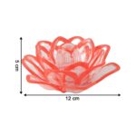 Decorative Lotus Shaped LED Candle Light (1 Pc) - Neckline Detail by Nari Haat, Indian ethnic wear, women clothing, d...