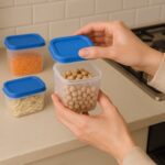 Apex Glory Plastic Storage Container Box Set (4 Pc) - Back View by Nari Haat, Indian ethnic wear, women clothing, des...