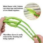 Window Blind Cleaner Brush Microfiber Sleeves – Dusting Tool for Shutters & AC (1 Pc) - Fabric Detail by Nari Haat,...