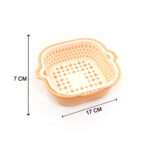2 In 1 Basket Strainer To Rinse Various Types Of Items Like Fruits, Vegetables Etc. - Sleeve Design by Nari Haat, Ind...