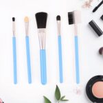 Makeup Brushes Kit (Pack of 5) - Neckline Detail by Nari Haat, Indian ethnic wear, women clothing, designer suit