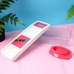 6-in-1 Vegetable Slicer, Grater & Chopper - (Set) - Back View by Nari Haat, Indian ethnic wear, women clothing, desig...