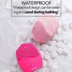 Rechargeable Sonic Silicone Face Cleansing Brush - Back View by Nari Haat, Indian ethnic wear, women clothing, design...