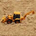 LALA Friction Powered JCB Style Backhoe Loader Construction Toy Truck for Kids (1 Pc) - Closeup Embroidery by Nari Ha...