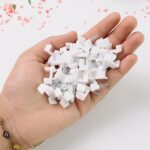 8mm Nail Cable Clips Set (50 Pc) - Back View by Nari Haat, Indian ethnic wear, women clothing, designer suit