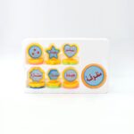 Unique Different Shape Stamps 7 pieces for Kids  Prefect Gift for Teachers - Front View by Nari Haat, Indian ethnic w...