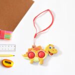 Silicone Push Pop Bubble Fidget Toy Keychain (1 Pc) - Closeup Embroidery by Nari Haat, Indian ethnic wear, women clot...