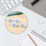 Premium Silicone Earbud Tips - (4 Pc / Set) - Closeup Embroidery by Nari Haat, Indian ethnic wear, women clothing, de...