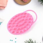 2-in-1 Silicone Soft Bristle Bath Brush - Back View by Nari Haat, Indian ethnic wear, women clothing, designer suit