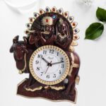 Analog Latest Stylish New Models Wall Clock with God Radha Kishan Frame - With Dupatta by Nari Haat, Indian ethnic we...