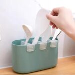 Plastic Storage Baskets – Space Allocator, Refrigerator Organizer Bins (10 Pcs Set) - Full Detail by Nari Haat, Ind...
