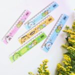 Premium Cute Cartoon Plastic Ruler Set for Kids (5 Pc) - Back View by Nari Haat, Indian ethnic wear, women clothing, ...