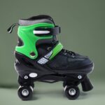 Adjustable Quad Roller Skates for Kids (Large / 1 Pair) - Back View by Nari Haat, Indian ethnic wear, women clothing,...