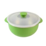 Apex 2200ml Microwave-Safe Plastic Serving Bowl with Lid (1 Pc) - Sleeve Design by Nari Haat, Indian ethnic wear, wom...