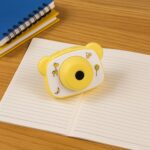 Cute Bear-Shaped Mini Rechargeable Fan (1 Pc) - Closeup Embroidery by Nari Haat, Indian ethnic wear, women clothing, ...