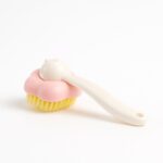 Soft Bristle Bath Brush with Long Handle (1 Pc) - Neckline Detail by Nari Haat, Indian ethnic wear, women clothing, d...