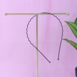 Premium Metal Wave Hair Bands for Men & Women (12 Pc) - Closeup Embroidery by Nari Haat, Indian ethnic wear, women cl...