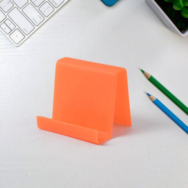 Durable Plastic Mobile Phone Stand with Angled Support (1 Pc / Mix Color) - Front View by Nari Haat, Indian ethnic we...