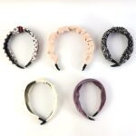 Women’s Ribbed Texture Knot Design Hairband (1 Pc / Mix Design) - Sleeve Design by Nari Haat, Indian ethnic wear, w...