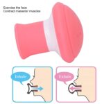 SILICONE FACIAL JAW EXERCISER BREATHING TYPE FACE SLIMMER, BREATHING TYPE FACE SLIMMER FACE LIFT INHALING & EXHALING ...